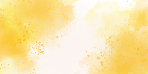 Soft yellow watercolor background for your design. © Kohinur