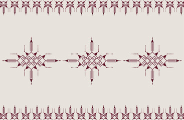 Beautiful fabric patterns Native ethnic patterns can be used to knit shawls, curtains, blankets, sarongs, and yarn for all types of clothing including wall coverings.