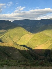 landscape with mountains