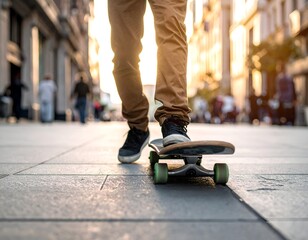 skateboarder on a skateboard
