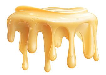 Caramel drizzle Shiny, dripping, viscous, golden goo