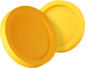 3D money coin saving