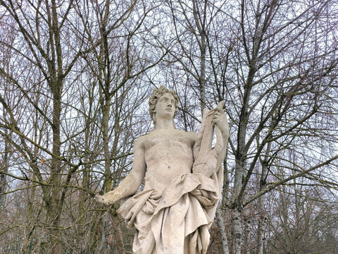 statue of Apollo, Saint-Cloud park, Paris