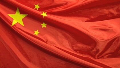Flag of China with red field and five yellow stars symbolizing unity under leadership