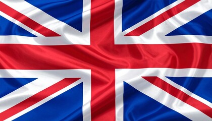 Flag of the United Kingdom (Union Jack) with red, white, and blue crosses representing national unity