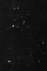 Subtle White Dust Particles Texture Black Background