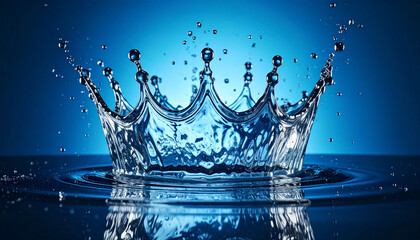 Splash - Fresh Drop In Water - Close Up
