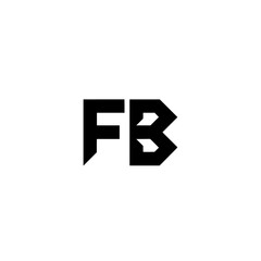 Fototapeta premium Minimal finance business monogram logo vector in modern flat style