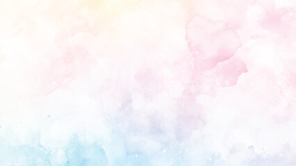 Fantasy smooth light pink, purple shades and blue watercolor paper textured illustration for grunge design, vintage card, templates. Pastel ink colors wet effect hand drawn canvas aquarelle background