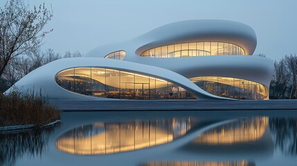 A sleek, futuristic structure, where the air was fresh and clean, and the hum of machinery was a symphony of sustainability, a testament to the triumph of innovation and eco-consciousness 