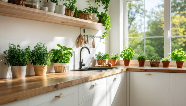 modern kitchen garden
