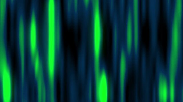 Vertical green digital light streaks on black background for matrix data audio visualizer sci-fi hacker effects.