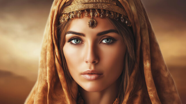 Photorealistic biblical scene of evil King Herod the Great seated on throne in ancient palace with sinister expression