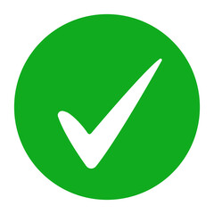 Isolated Green Check Icon PNG Transparent Background