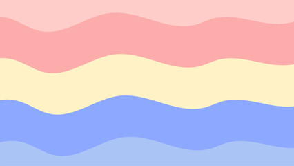 Layered waves of pink hues creating a gentle,