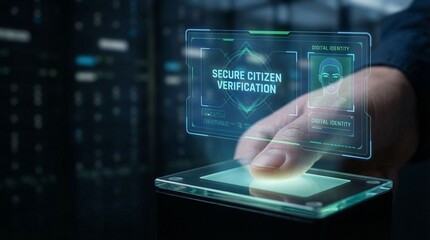 E-government online service for secure citizen access digital identity verification technology environment interactive user experience