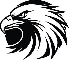 Eagle Head Mascot Logo Vector