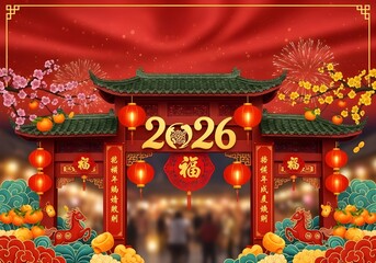 Fototapeta premium chinese new year copy space 