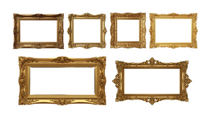 set of antique picture frames