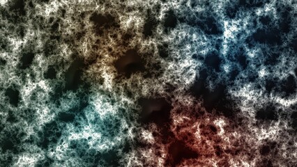 Abstract fractal showing vibrant neural network pattern