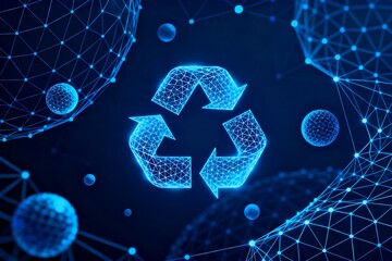 Generative AI Depiction of Sustainable Recycling Network with Digital Connectivity