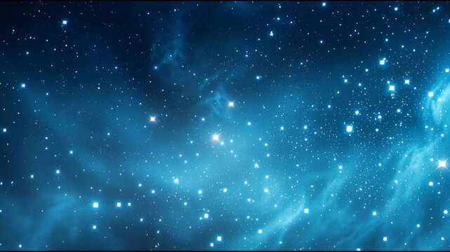 Stunning Cosmic Scene with Stars and Nebula in Deep Space for Astronomical and Sci-Fi Themes