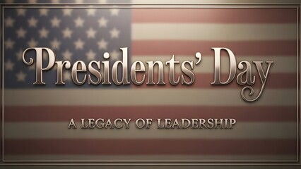 Presidents day a legacy of leadership celebration