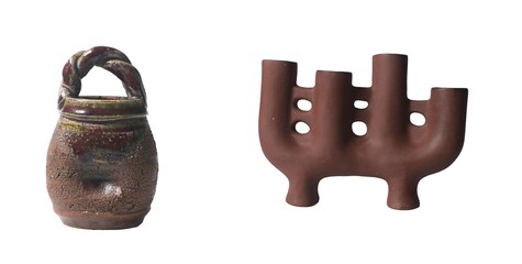 Ancient pottery artifacts a close-up showcase of cultural and historical significance