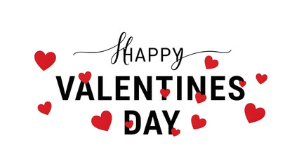 Naklejka premium Multiple red hearts scattered on isolated on transparent background