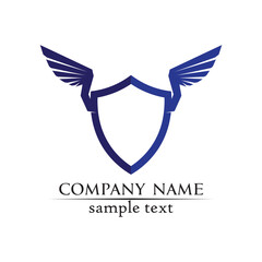 Falcon Wings Logo Template vector icon logo design app