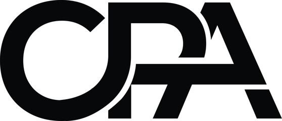 Letter CPA minimalist logo
