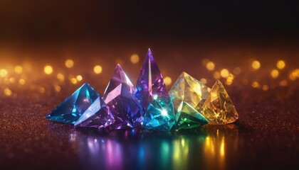 Glowing crystal light. Bright rainbow overlay with spectrum ray, lens flare, and glitter sparkles. Transparent background for jewelry, prism reflection, or bokeh abstract effect. 10