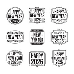 Fototapeta premium Happy New Year
