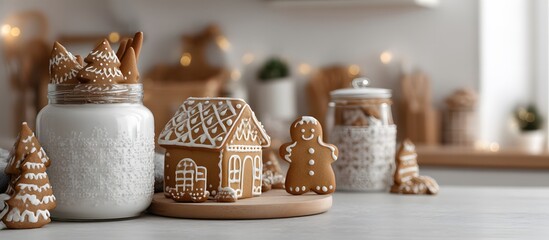 traditional Christmas gingerbread sweets