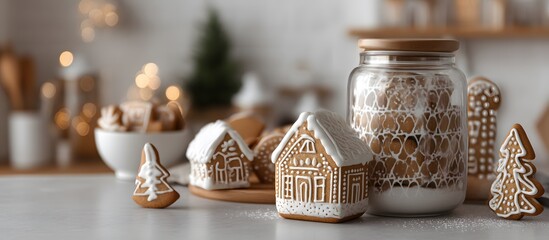 traditional Christmas gingerbread sweets