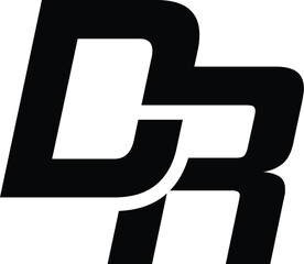 Letter DR minimalist logo