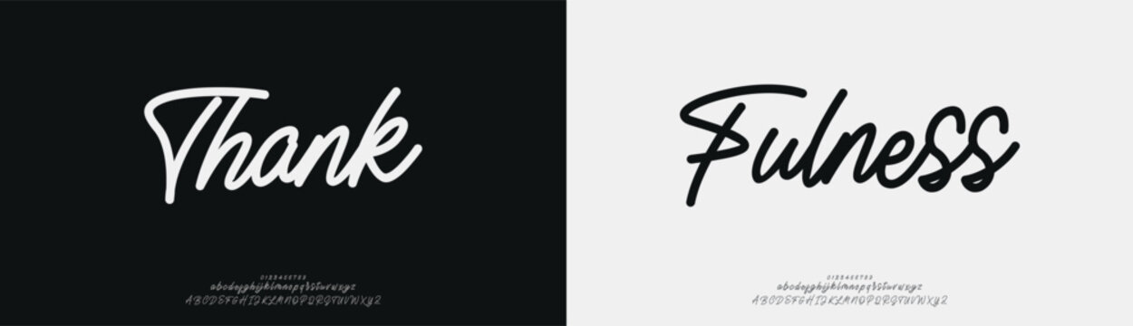 Script font alphabet logo. Typography Beauty fashion luxury classic letters serif fonts decorative wedding vintage retro logos. vector illustration
