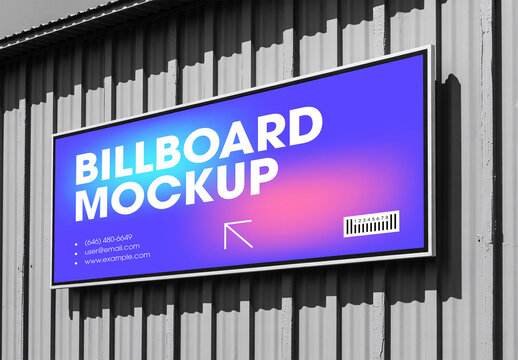 Outdoor Billboard Mockup
