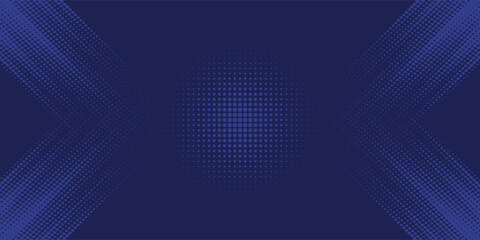 Bright navy blue dynamic abstract vector background with diagonal lines. Trendy classic color of 2020. 3d cover of business presentation banner for sale event
