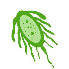 Plankton Cartoon Vector Illustration