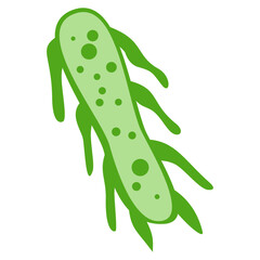 Plankton Cartoon Vector Illustration