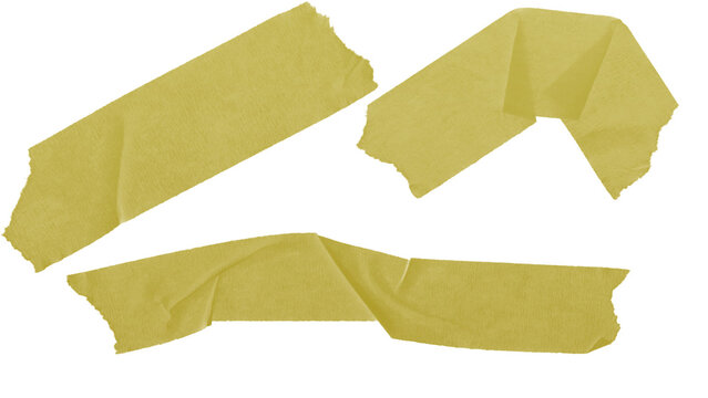 Set of sticky notes, realistic adhesive tape pieces 
