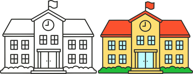 학교_건물_새학기