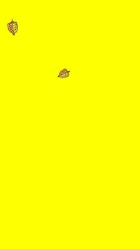 ideo animation of plants and falling leaves	
