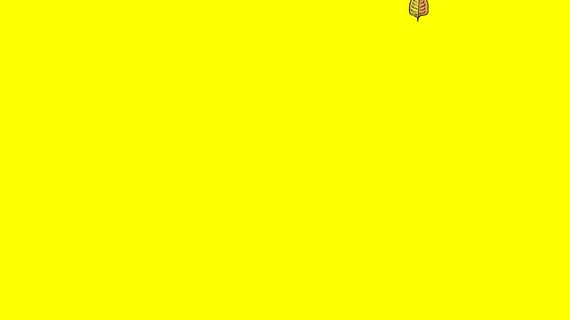 animation of plants and falling leaves	
