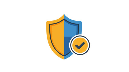 Vibrant shield with a prominent checkmark icon, signifying robust digital security, certified data protection, and verified system safety for ultimate privacy assurance
