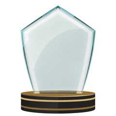 Winner glass trophy png,  