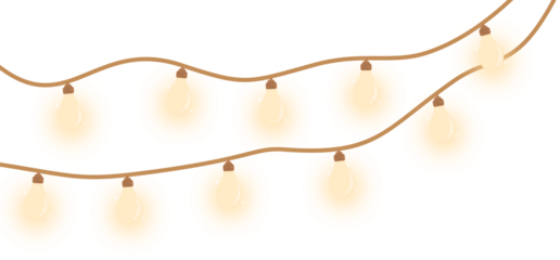 Yellow hanging string lights Yellow garland Decorative Bulb Garland festive decorations, party designs, winter events,