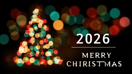 A christmas tree with the words on it