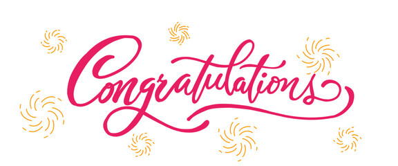 script text congratulations on light gray background. congratulations text, calligraphy congratulations, elegant typography design, celebration lettering, hand drawn congratulations © Afandi
